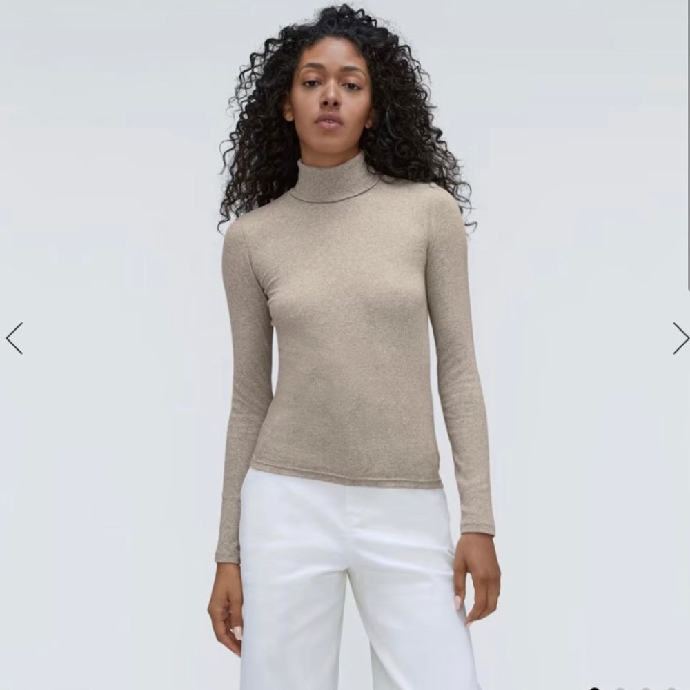 Everlane Pima Cotton Turtleneck - Size Large, good condition